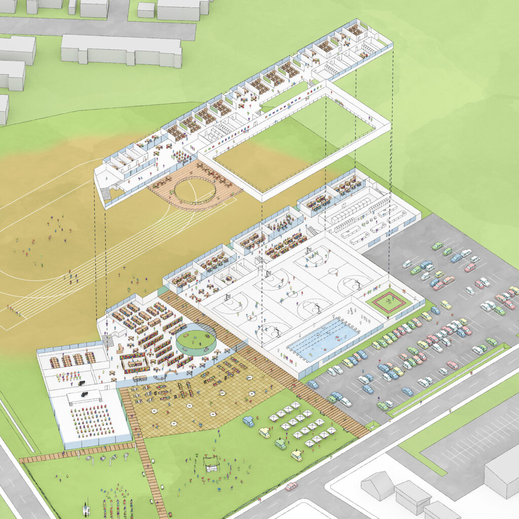 手書きパース(プロポーザル)