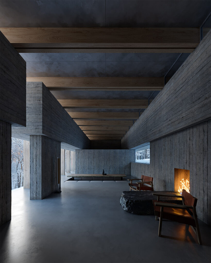 内観パース(ニセコ)